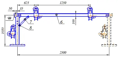Секция линейная СЛ.120.159.33.2,5.01 (Масса 185 кг. )